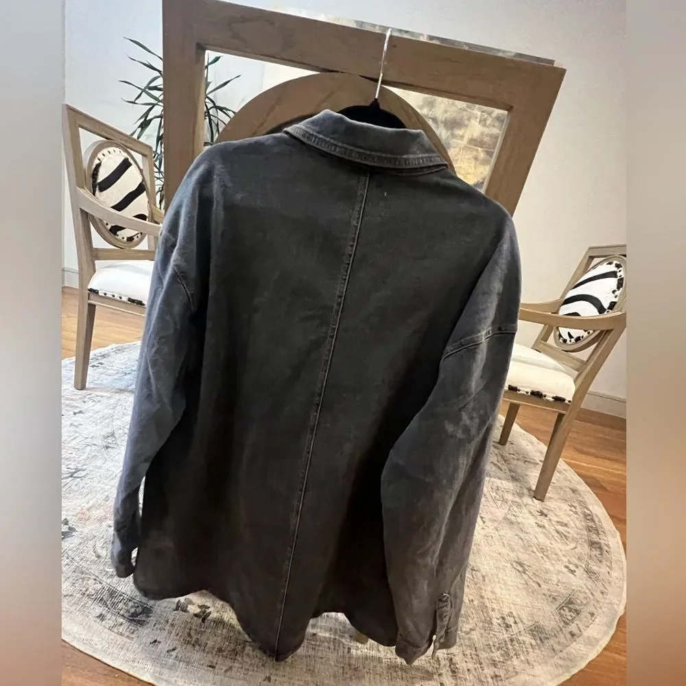 Unison Max Men's Denim Chorecoat Jacket  size XL - Picture 7 of 8